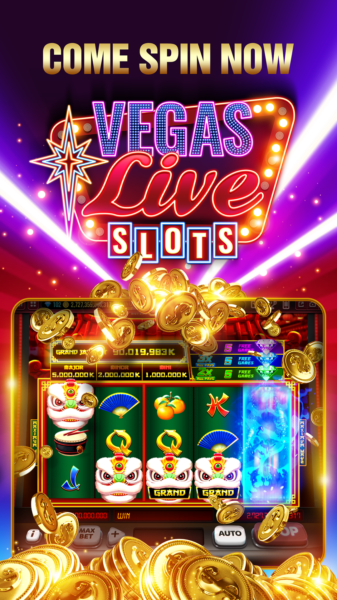 Free casino slot games with free coins